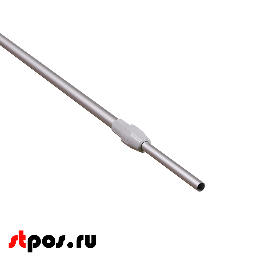 00_Трубка алюминиевая телескопическая TEL-LOCK-ALUTUBE 1100-1400 мм, трубка серая, переходник серый