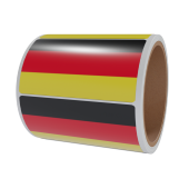Рулон этикетки самоклеящиеся, Флаг Германии, 20х30мм, 250шт в рулоне