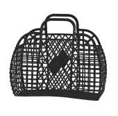 Покупательская сетчатая сумка-корзина Fama 15 литров, Черная