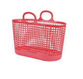 Покупательская сетчатая сумка-корзина NewMarket 30 литров, Красная