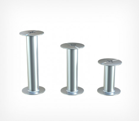 02_Винт полиграфический металлический BINDING SCREW, 10, 15, 20 мм, Серебряный