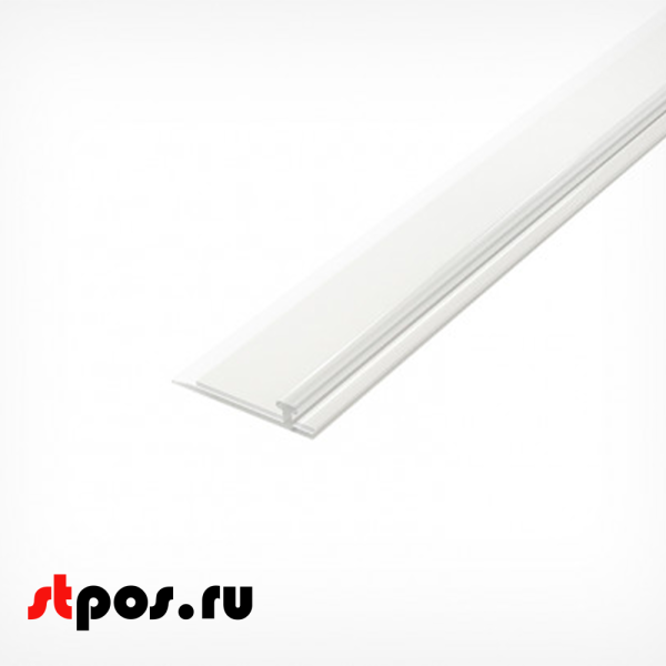 00_Т-профиль пластиковый шириной 30мм для крепления разделителей на полке T-RAIL30-TM 1330мм вспененный