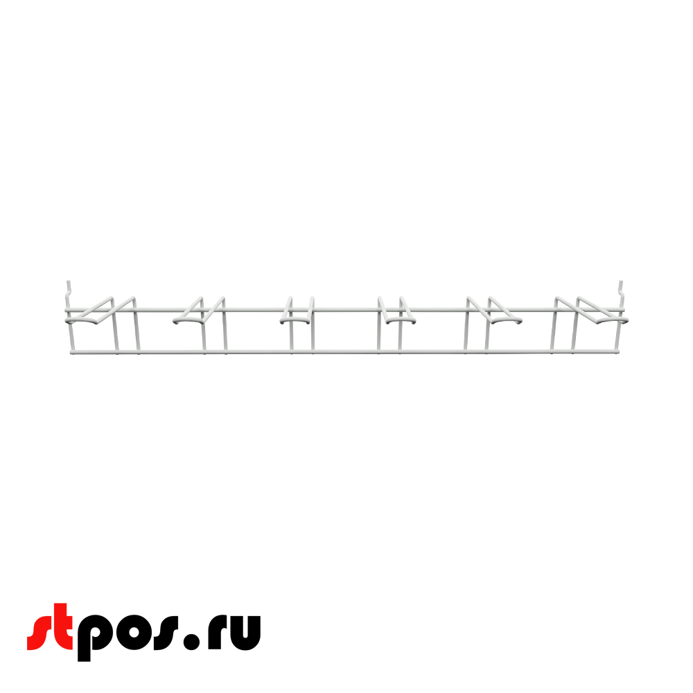 02_Гребенка 6-язычковая (длина крючка 170мм) ПФ-625, Белый