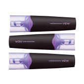 НАБОР Текстовыделителей клиновидных 1-5мм Uni Promark View, Фиолетовый - 3 шт