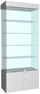 1_Витрина стеклянная ВСТФ-4П (900х450х2100 мм)