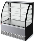 Холодильная витрина Veneto VS-1,3 (нерж.) 0...+7