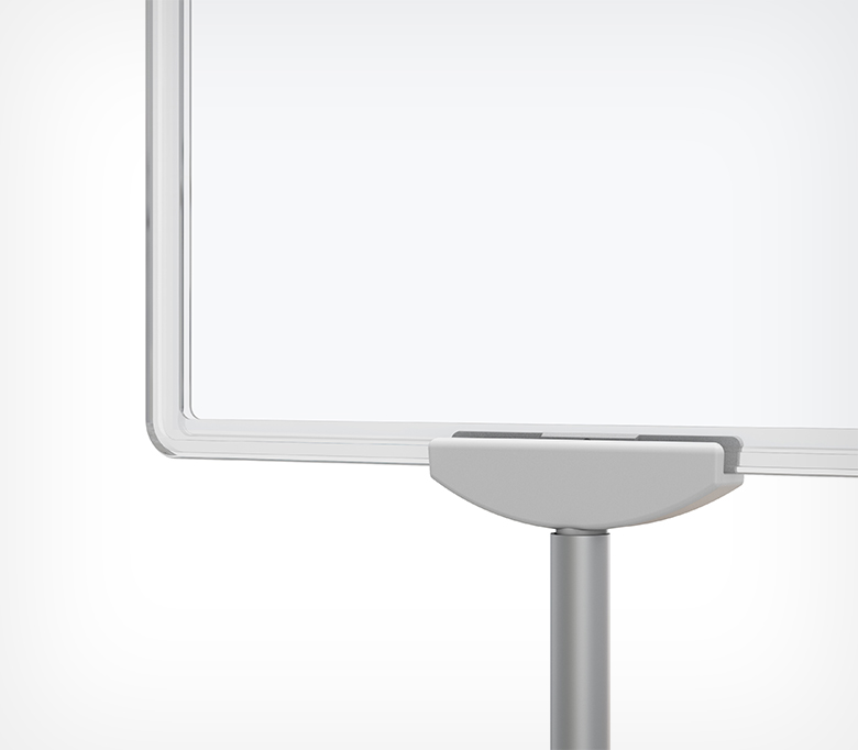 03_Стойка телескопическая рекламная h 725-1350мм, c Т-держателем INFOSTAND-XL-T с рамкой А3