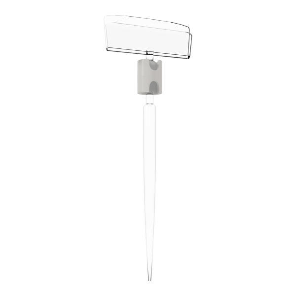 sk_Шарнирный ценникодержатель-иголка STICK-CLIP, Прозрачный