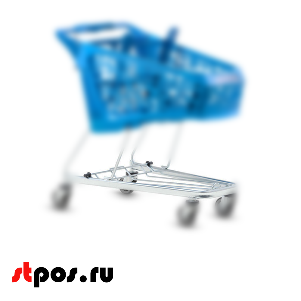 01_Платформа нижняя для тележки покупательской Salsa 150л и 200л, Мметалл, Хром