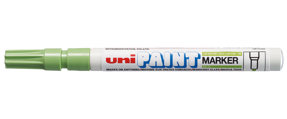 1_Маркер-краска PAINT PX-21 для письма по любой поверхности,толщина линии 0,8-1,2 мм,овальный,САЛАТ