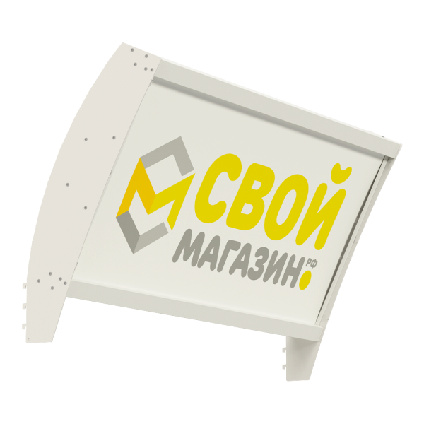 stpos_Фриз Хавирган 1330 мм, набор, Глянец, RAL9016 Белый