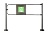 Створка калитки антипаника К12 (Ø32)