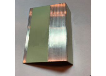 01_Алюминиевый профиль-ступень 50мм 28мм с износостойкой фотолюминесцентной лентой (ГОСТ) с изображение