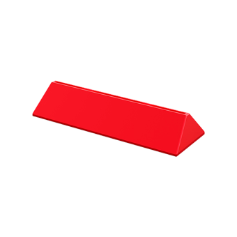 sk_Подставка под меню АКРИЛОВАЯ А5 вертикальная, треугольное основание COLOR MENU BASE, Красный