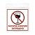 Наклейка "Распитие алкоголя запрещено" 200х200мм