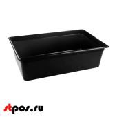 Гастроёмкость из полипропилена 530х325х150 мм (GN1/1 h150), черная R