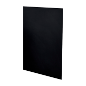 Доска меловая ДВУСТОРОННЯЯ толщина 3мм, PVC-BB, формат А5, 235х148мм, цвет черный