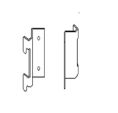 Крепеж KV-01 ЛДСП для внутренней угловой зашивки на стойку (правый R)