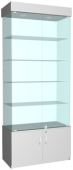 Витрина стеклянная ВСТФ-3П (900х450х2100 мм), Серый