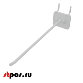 Крючки для крепления в перфорацию 4-6 мм HOOK - MP5 (одинарный), 250 мм, Белый