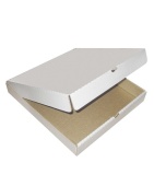 Коробка для пиццы 330х330х40 мм (100шт/упак), Белый