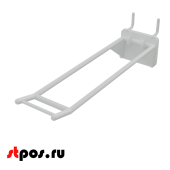 Крючки для крепления в перфорацию 4-6 мм HOOK-MP5 (двойной), 200 мм, Белый