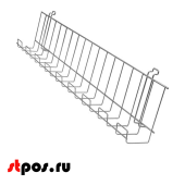 Полка для экономпанелей универсальная 1000х110х80мм А7-Э, цинк