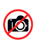 Наклейка "Фотосъемка запрещена" d150