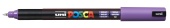 Маркер на водной основе POSCA PC-1MR, фиолетовый (VIOLET - 12), 0.7 мм, игол. нак.