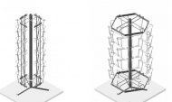 Настольные вращающиеся буклетницы