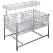 # Стол для распродаж с регулируемым дном 1200*600*860мм цинк