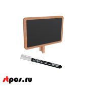 Меловая табличка на прищепке WOODCLIP 1