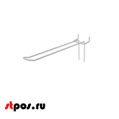 Крючок для экономпанели двойной 175мм, d4, RAL9016 Белый