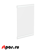 Карман из прозрачного пластика со вспененным скотчем PS-T вертикальный А4