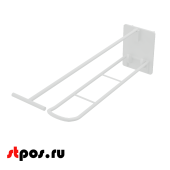 Крючки для крепления в картон с держателем ценника винтом и гайкой (двойной) HOOK-SCR,200 мм, 1кг