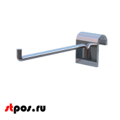 Крючок на штангу R 290 30х15мм (овал), 100мм, d6, хром