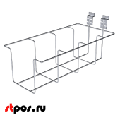 Держатель для колготок, на эконом панель, d4, d3, Цинк-хром