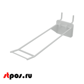 Крючки для крепления в перфорацию 1-2 мм HOOK-MP (двойной), 200 мм, Белый