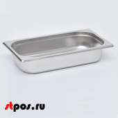 Гастроёмкость из нержавеющей стали 325х176х65 мм (GN1/3 h65), 2л