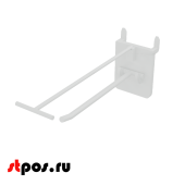 Крючки для крепления в картон с держателем ценника (одинарный) HOOK-PH-CR, 150 мм, нагрузка 1 кг