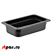 Гастроемкость из полипропилена 265x162х65мм (GN1/4 h-65)  черный R