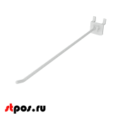Крючок на экономпанель HOOK-EP, одинарный, 250мм, макс.нагрузка 0,4кг, Белый