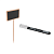 Меловая табличка на палочке WOODSTICK 1  # 