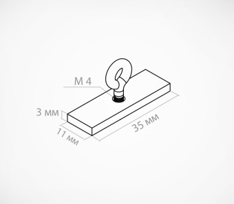 05_Петля металлическая для подвешивания UNI-LOOP-M