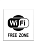 Наклейка "Wi-Fi" 200х200мм