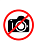 Наклейка "Фотосъемка запрещена" d150