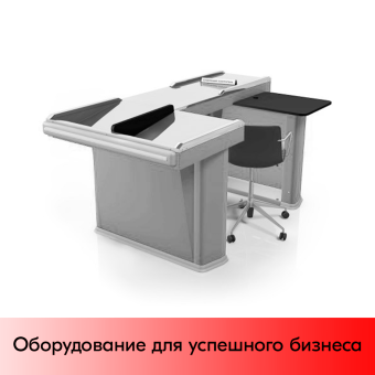 01_Кассовый бокс Stream-XL-180 v3.0 (шлиф.нерж,вырезы ДЯ FT,МК 2Т,широкий накоп),RAL9022,Серый,Правый