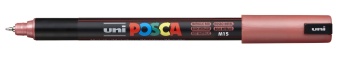 1_Маркер на водной основе POSCA PC-1MR, красный металлик (METALLIC RED - M15), 0.7 мм, игол. нак.