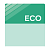 Шелфстоппер stpos STRIPE из ПЭТ 0,3мм в ценникодержатель, 70х75 мм "eco", зеленый тон