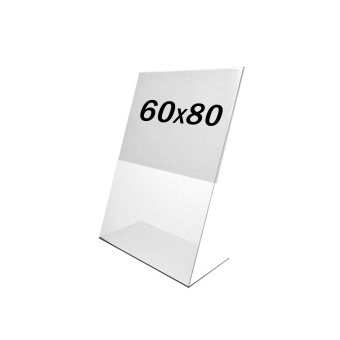 1_Ценникодержатель из акрила L-образный, вертикальный 60х80